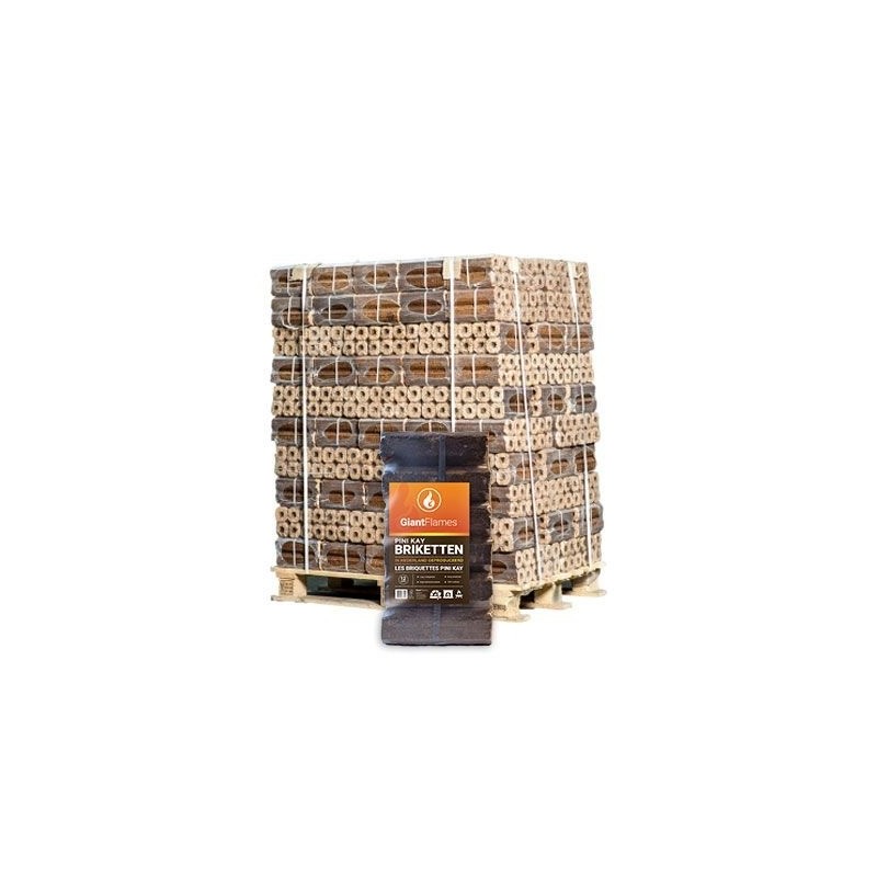 Pini Kay Briketts (NL) Palette 96 Säcke x 10 kg (960 kg)