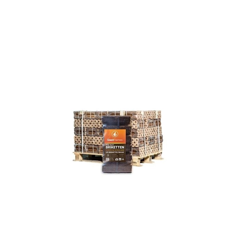 Pini Kay Briketts (NL) Halbpalette 48 Säcke x 10 kg (480 kg)
