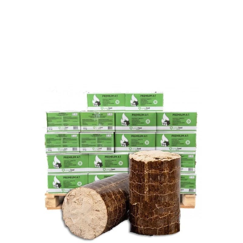 Maxibriketts Halbpalette 48 Kartons x 10 kg (460 kg)