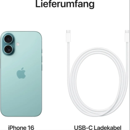 Apple iPhone 16 128 GB Mintgrün